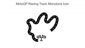 MotoGP Racing Track Monotone Icon In Powerpoint Pptx Png And Editable Eps Format