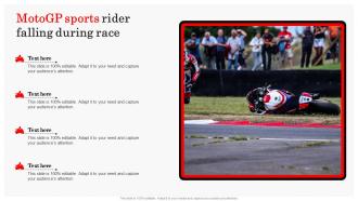 MOTOGP Sports Rider Falling During Race