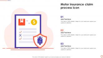 Motor Insurance Claim Process Icon