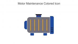 Motor Maintenance Colored Icon In Powerpoint Pptx Png And Editable Eps Format