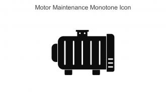 Motor Maintenance Monotone Icon In Powerpoint Pptx Png And Editable Eps Format