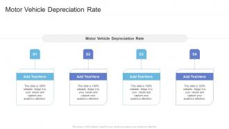 Motor Vehicle Depreciation Rate In Powerpoint And Google Slides Cpb