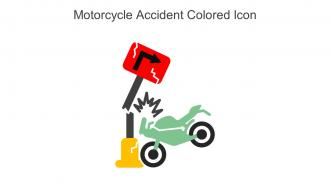 Motorcycle Accident Colored Icon In Powerpoint Pptx Png And Editable Eps Format