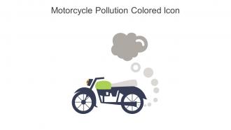 Motorcycle Pollution Colored Icon In Powerpoint Pptx Png And Editable Eps Format