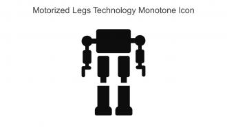 Motorized Legs Technology Monotone Icon In Powerpoint Pptx Png And Editable Eps Format