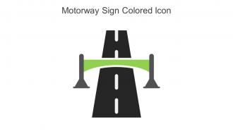 Motorway Sign Colored Icon In Powerpoint Pptx Png And Editable Eps Format