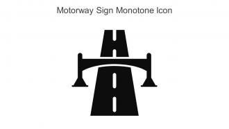Motorway Sign Monotone Icon In Powerpoint Pptx Png And Editable Eps Format