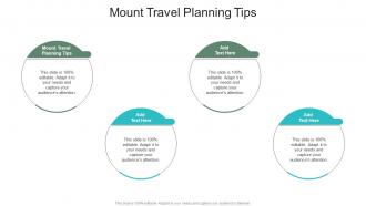 Mount Travel Planning Tips In Powerpoint And Google Slides Cpb
