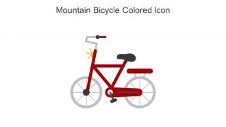 Mountain Bicycle Colored Icon In Powerpoint Pptx Png And Editable Eps Format