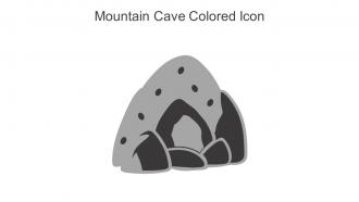 Mountain Cave Colored Icon In Powerpoint Pptx Png And Editable Eps Format