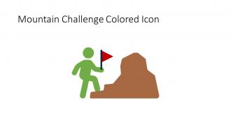Mountain Challenge Colored Icon In Powerpoint Pptx Png And Editable Eps Format