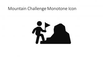 Mountain Challenge Monotone Icon In Powerpoint Pptx Png And Editable Eps Format