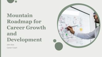 Mountain Roadmap For Career Growth And Development PPT Presentation AT