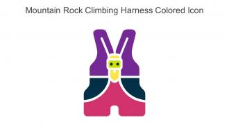 Mountain Rock Climbing Harness Colored Icon In Powerpoint Pptx Png And Editable Eps Format