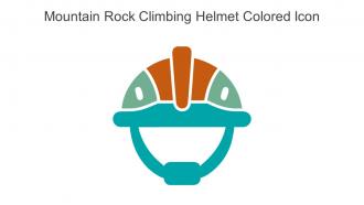 Mountain Rock Climbing Helmet Colored Icon In Powerpoint Pptx Png And Editable Eps Format