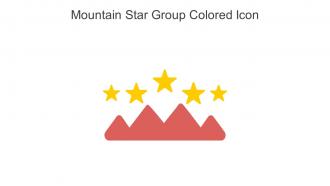 Mountain Star Group Colored Icon In Powerpoint Pptx Png And Editable Eps Format