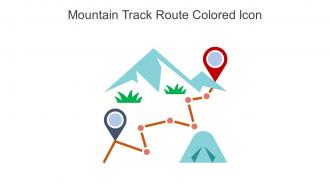 Mountain Track Route Colored Icon In Powerpoint Pptx Png And Editable Eps Format