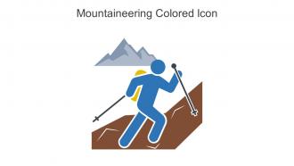 Mountaineering Colored Icon In Powerpoint Pptx Png And Editable Eps Format