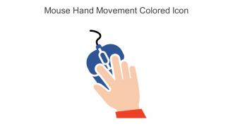 Mouse Hand Movement Colored Icon In Powerpoint Pptx Png And Editable Eps Format
