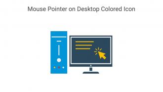 Mouse Pointer On Desktop Colored Icon In Powerpoint Pptx Png And Editable Eps Format