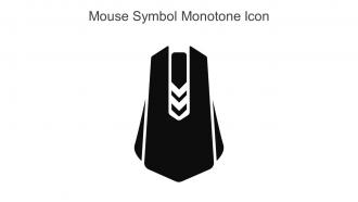 Mouse Symbol Monotone Icon In Powerpoint Pptx Png And Editable Eps Format