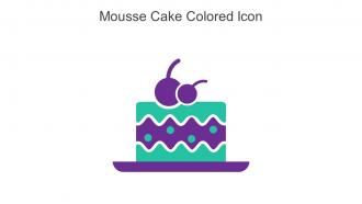 Mousse Cake Colored Icon In Powerpoint Pptx Png And Editable Eps Format