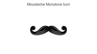 Moustache Monotone Icon In Powerpoint Pptx Png And Editable Eps Format