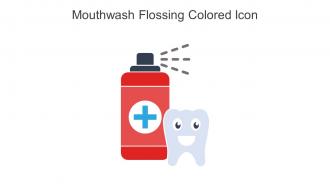 Mouthwash Flossing Colored Icon In Powerpoint Pptx Png And Editable Eps Format