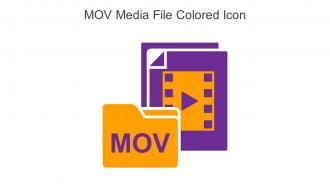 MOV Media File Colored Icon In Powerpoint Pptx Png And Editable Eps Format