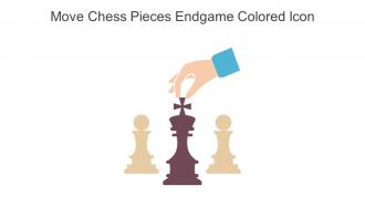 Move Chess Pieces Endgame Colored Icon In Powerpoint Pptx Png And Editable Eps Format