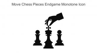 Move Chess Pieces Endgame Monotone Icon In Powerpoint Pptx Png And Editable Eps Format