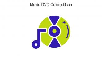 Movie DVD Colored Icon In Powerpoint Pptx Png And Editable Eps Format