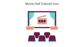 Movie Hall Colored Icon In Powerpoint Pptx Png And Editable Eps Format