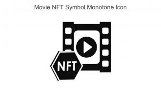 Movie NFT Symbol Monotone Icon In Powerpoint Pptx Png And Editable Eps Format