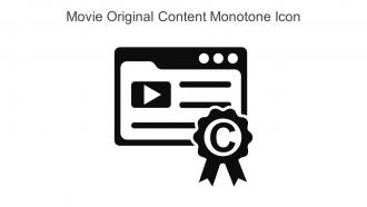 Movie Original Content Monotone Icon In Powerpoint Pptx Png And Editable Eps Format