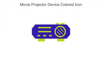 Movie Projector Device Colored Icon In Powerpoint Pptx Png And Editable Eps Format