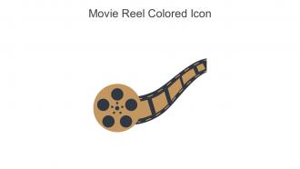 Movie Reel Colored Icon In Powerpoint Pptx Png And Editable Eps Format
