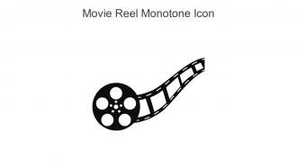Movie Reel Monotone Icon In Powerpoint Pptx Png And Editable Eps Format