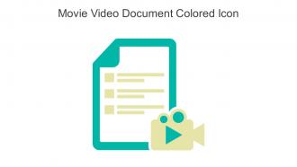 Movie Video Document Colored Icon In Powerpoint Pptx Png And Editable Eps Format