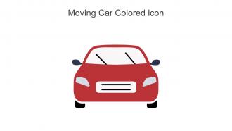 Moving Car Colored Icon In Powerpoint Pptx Png And Editable Eps Format