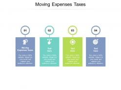Moving expenses taxes ppt powerpoint presentation background designs cpb