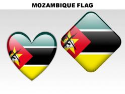 Mozambique country powerpoint flags