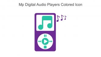Mp Digital Audio Players Colored Icon In Powerpoint Pptx Png And Editable Eps Format