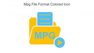 Mpg File Format Colored Icon In Powerpoint Pptx Png And Editable Eps Format