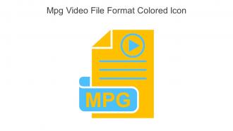 Mpg Video File Format Colored Icon In Powerpoint Pptx Png And Editable Eps Format