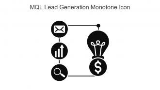 MQL Lead Generation Monotone Icon In Powerpoint Pptx Png And Editable Eps Format