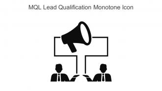 MQL Lead Qualification Monotone Icon In Powerpoint Pptx Png And Editable Eps Format