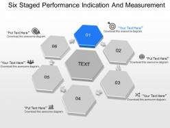 Ms six staged performance indication and measurement powerpoint template