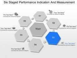 Ms six staged performance indication and measurement powerpoint template