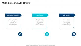 MSM Benefits Side Effects In Powerpoint And Google Slides Cpb